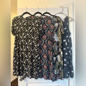 Lot of 4 LOFT dresses